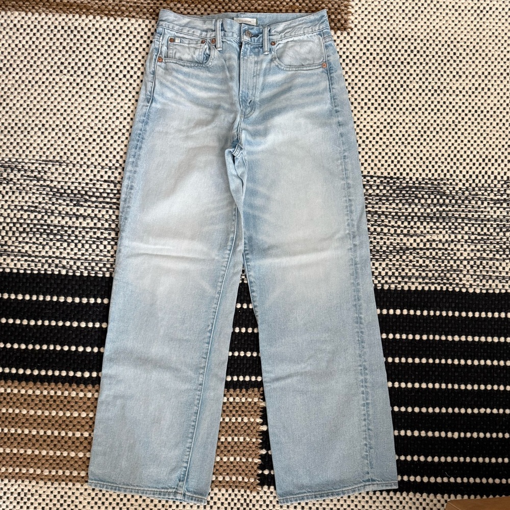 American Eagle Women’s AE77 Premium Stovepipe Jean Size 6 Short Pre-Loved - Picture 5 of 6